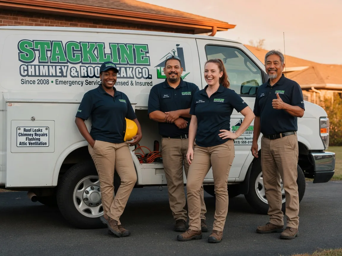 Chimney flashing repair company in Bryant, WI